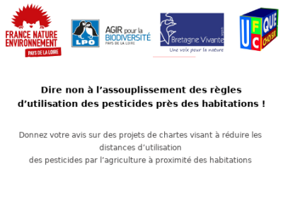Dire non à l’assouplissement des règles d’utilisation des pesticides près des habitations !