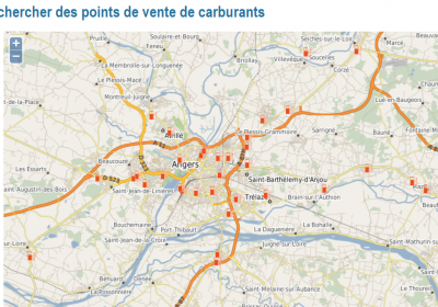 Trouvez les points de vente  de carburants les moins chers en Maine et Loire par le site prix-carburants.gouv.fr