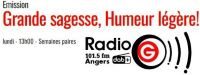 Ecoutez nous sur Radio G tous les 15 jours le lundi à 13h, (semaines paires)