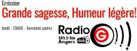 Ecoutez nous sur Radio G tous les 15 jours le lundi à 13h, (semaines paires)